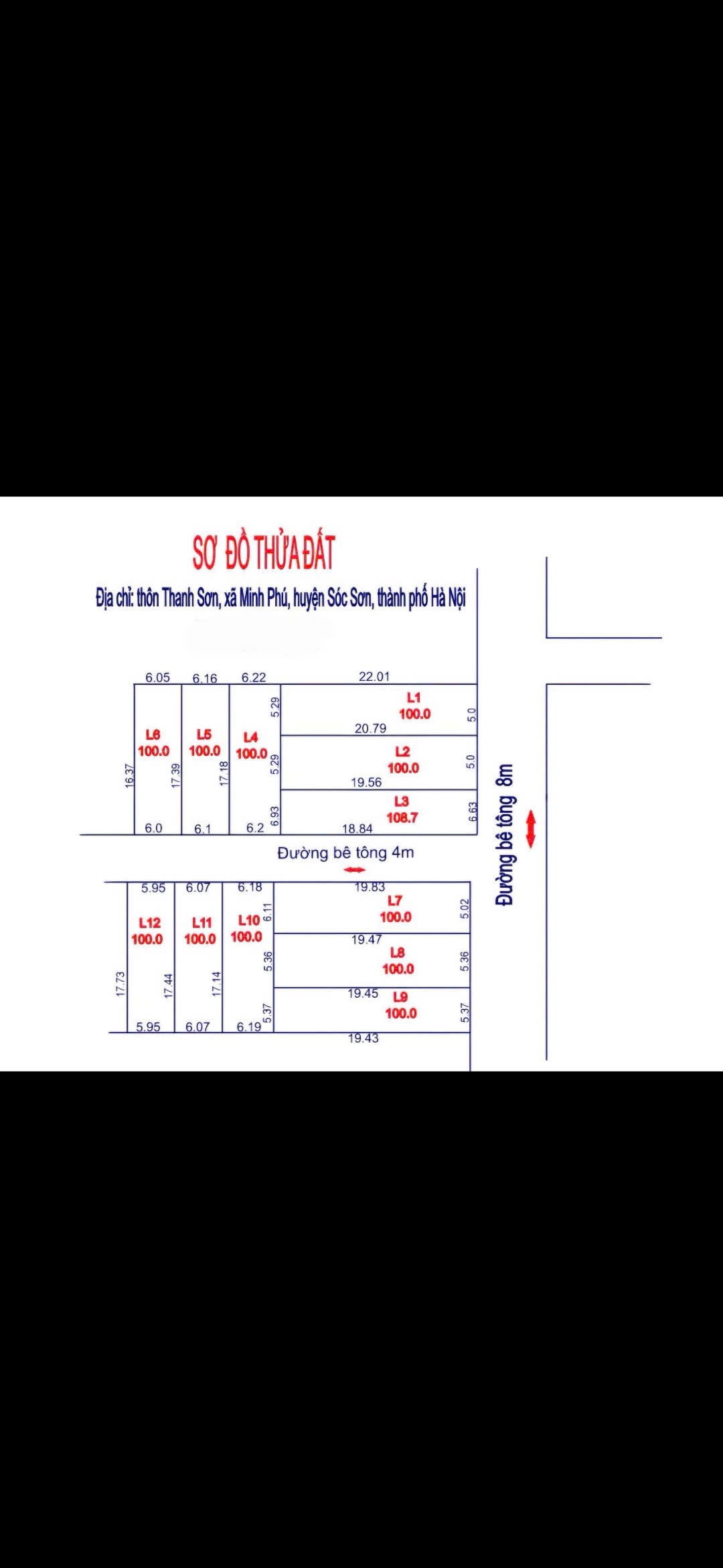 Siêu phẩm phân lô minh phú sóc sơn
